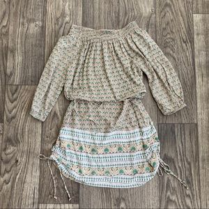BOHO off the shoulder dress